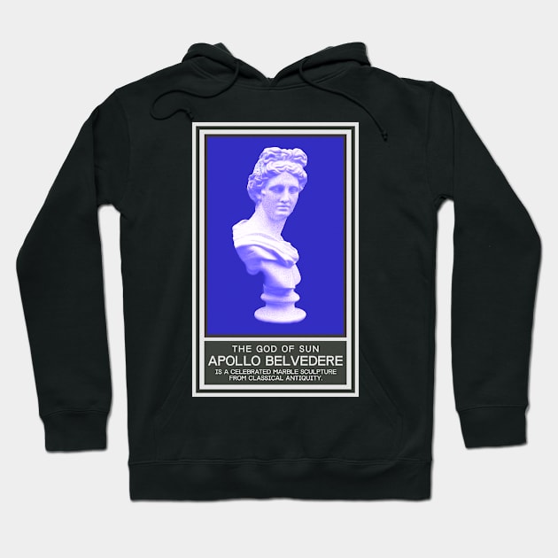 Apollo's Sculpture Art Hoodie by Wave Of Mutilation